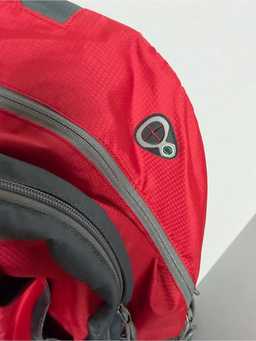 OutdoorMaster 50L Red and Gray Hiking Backpack